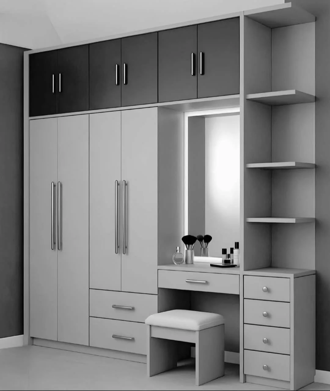 Armoire avec Coiffeuse Intégrée